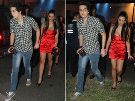 Após discurso militante sobre sertanejos, Luan Santana deixa festa com morena